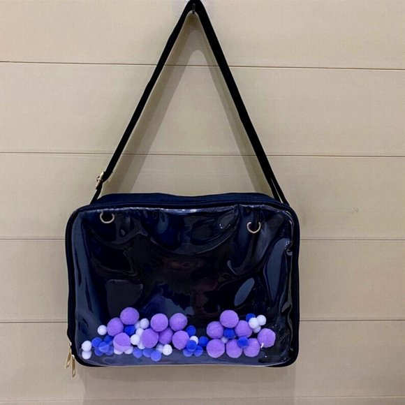 Handbags - Black Crossbody Ita Bag - Ita Shoulder Bag - Pin Display Bag - Window Bag - NWOT